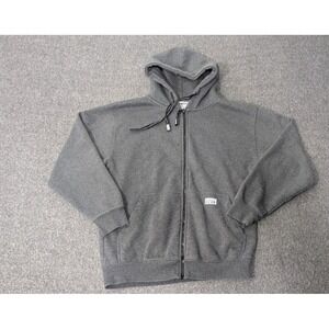 Pro Club Hoodie Mens Medium Gravy Heavyweight Full Zip Work Wear Urban Core